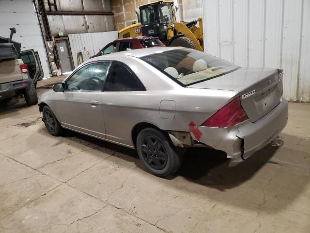 HONDA CIVIC LX 2003 silver  gas 1HGEM22533L046554 photo #3
