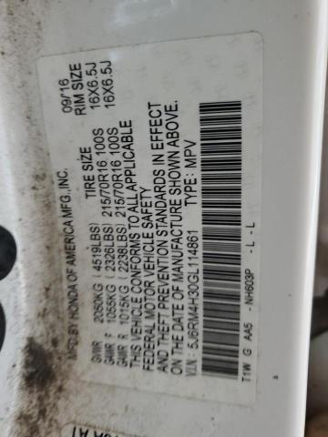 2016 HONDA CR-V LX - 5J6RM4H30GL114861