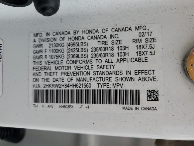 2017 HONDA CR-V EXL 2HKRW2H84HH621560