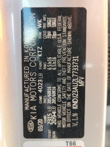 2020 KIA SOUL LX - KNDJ23AU2L7733731