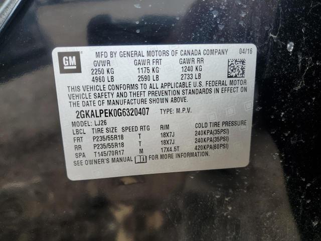 2016 GMC TERRAIN - 2GKALPEK0G6320407