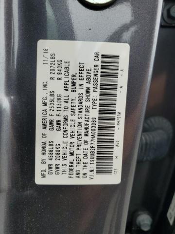 2017 ACURA TLX ADVANC 19UUB2F77HA003089