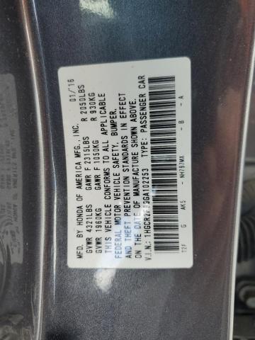 2016 HONDA ACCORD EXL - 1HGCR2F89GA102253