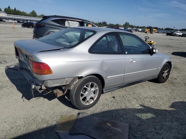 HONDA CIVIC EX 1997 silver coupe gas 1HGEJ8248VL015399 photo #4
