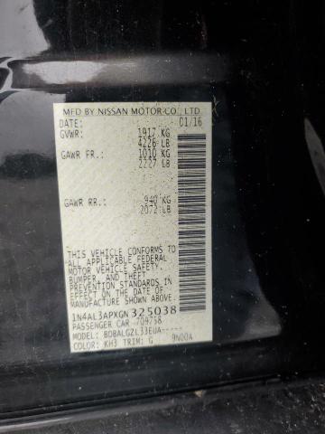 2016 NISSAN ALTIMA 2.5 - 1N4AL3APXGN325038