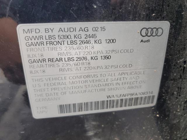 2015 AUDI Q5 PREMIUM - WA1LFAFP9FA108314