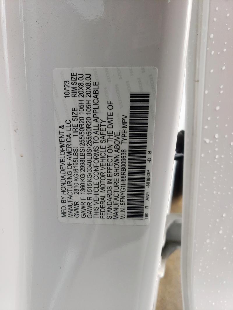 2024 HONDA PILOT ELIT - 5FNYG1H88RB009638