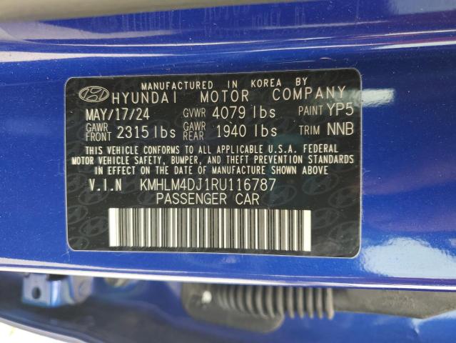 2024 HYUNDAI ELANTRA BL KMHLM4DJ1RU116787