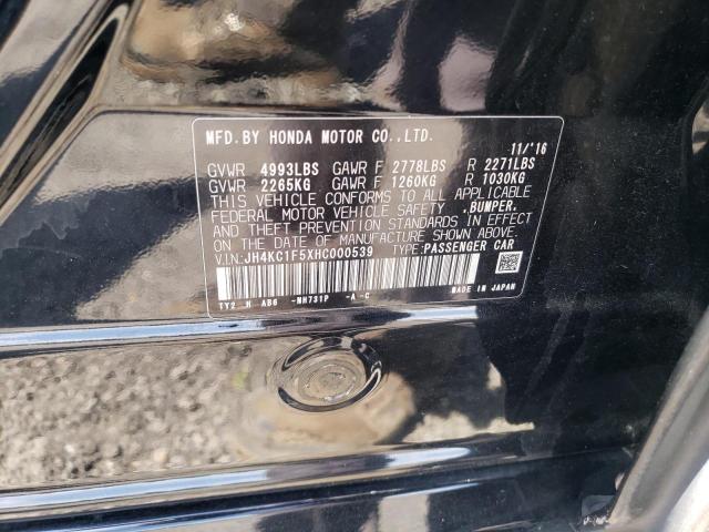 2017 ACURA RLX TECH JH4KC1F5XHC000539