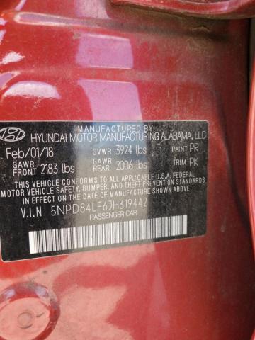 2018 HYUNDAI ELANTRA - 5NPD84LF6JH319442