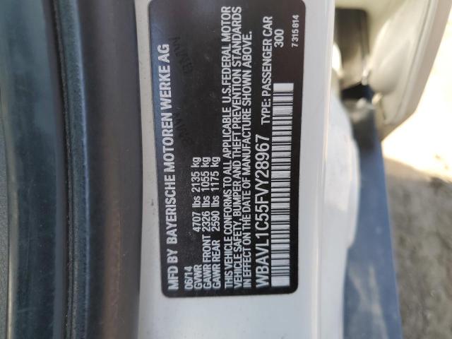 2015 BMW X1 XDRIVE2 - WBAVL1C55FVY28967