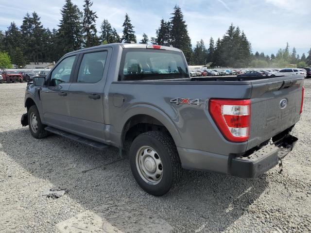 FORD F150 SUPER 2021 gray  gas 1FTEW1EB7MKE08140 photo #3