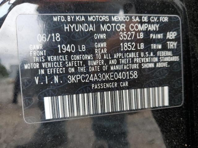 2019 HYUNDAI ACCENT SE 3KPC24A30KE040158
