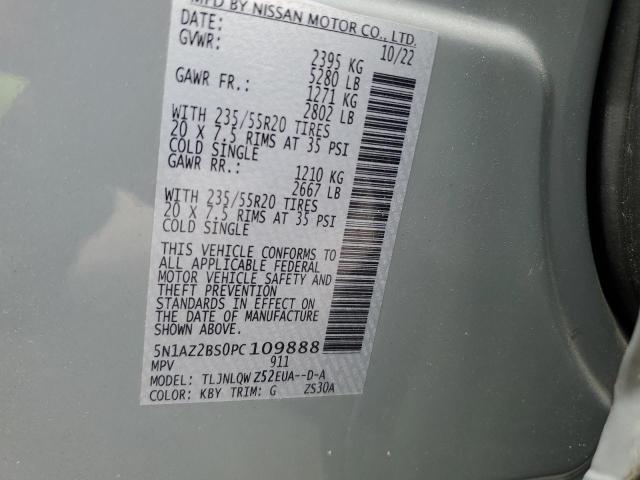 2023 NISSAN MURANO SV - 5N1AZ2BS0PC109888