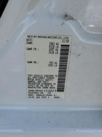 2019 NISSAN ALTIMA SV - 1N4BL4DV1KC153023