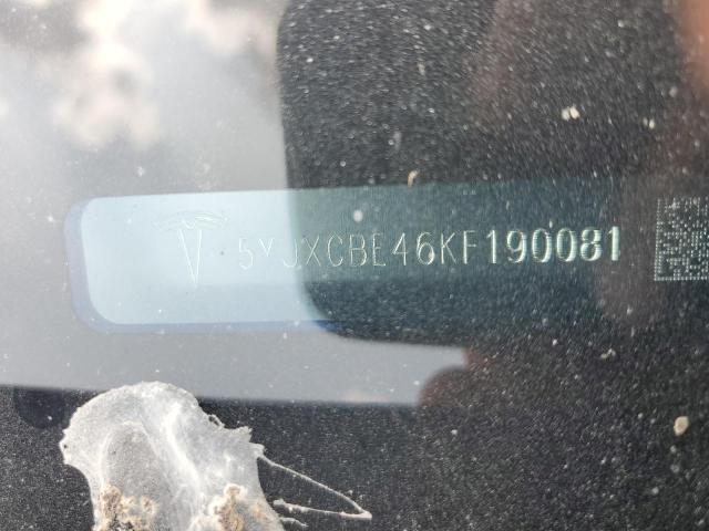 2019 TESLA MODEL X - 5YJXCBE46KF190081