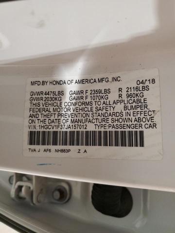 2018 HONDA ACCORD SPO - 1HGCV1F37JA157012