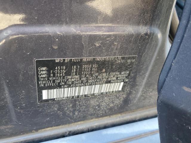 2015 SUBARU LEGACY 2.5 - 4S3BNAC64F3032022