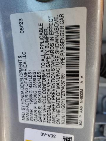 2023 HONDA ACCORD LX - 1HGCY1F27PA057189
