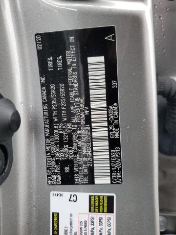 2020 LEXUS RX 450H 2T2HGMDA5LC050584