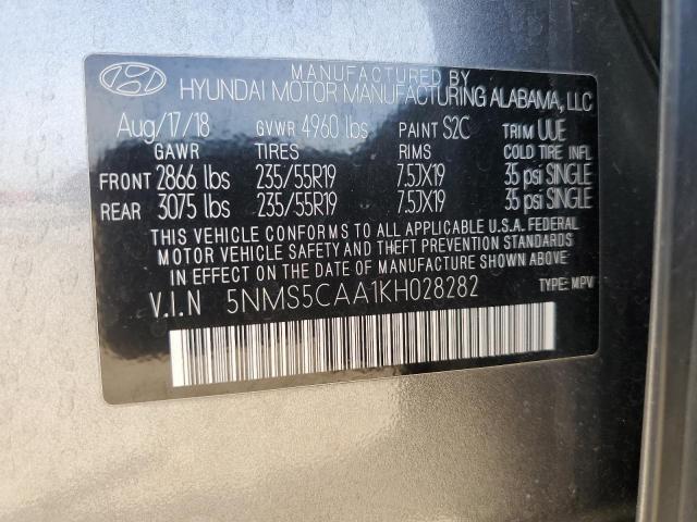 2019 HYUNDAI SANTA FE L - 5NMS5CAA1KH028282