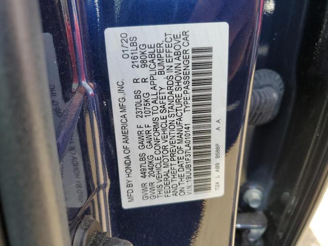 2020 ACURA TLX - 19UUB1F37LA010141