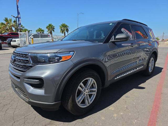 FORD EXPLORER X 2021 gray  gas 1FMSK7DH8MGA83956 photo #3