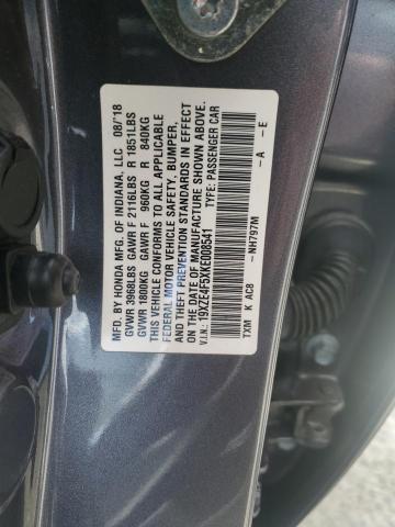 2019 HONDA INSIGHT EX 19XZE4F5XKE008541