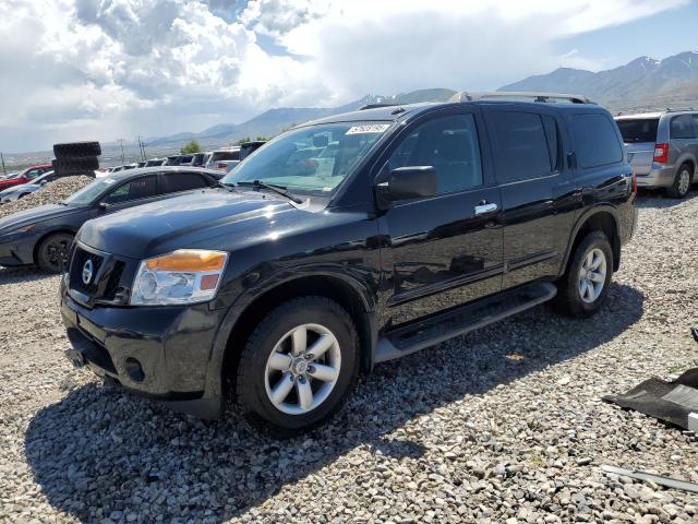 NISSAN ARMADA SV 2015 black  gas 5N1AA0NC1FN608766 photo #1