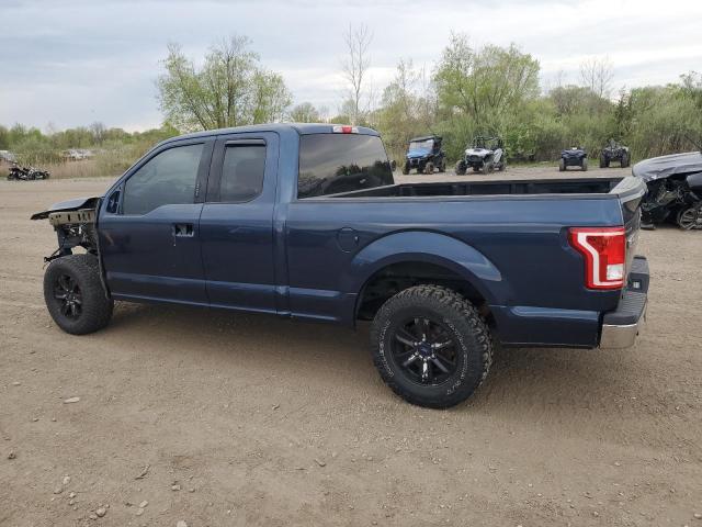 FORD F150 SUPER 2015 blue  gas 1FTEX1C86FFB01395 photo #3