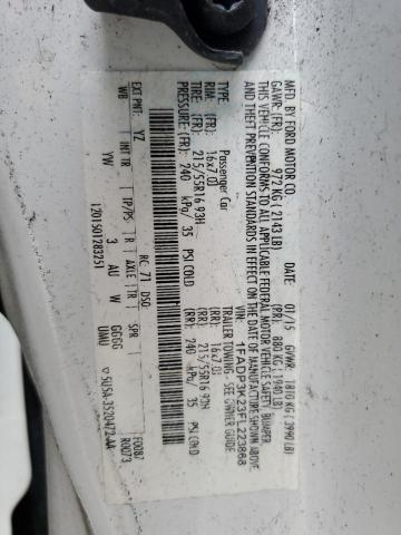 2015 FORD FOCUS SE - 1FADP3K23FL223868