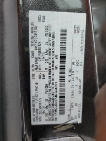 2018 FORD ESCAPE TIT - 1FMCU9J97JUB34691