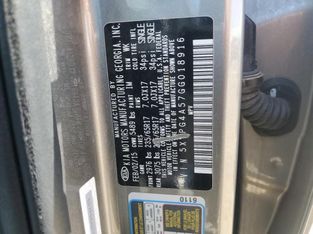 2016 KIA SORENTO LX - 5XYPG4A57GG018916