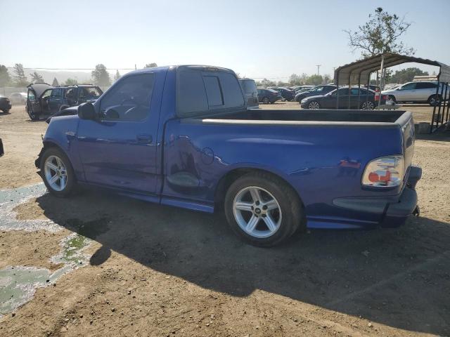 FORD F150 SVT L 2004 blue  gas 2FTRF07324CA70829 photo #3