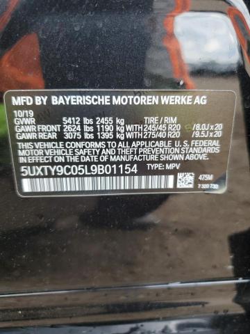2020 BMW X3 XDRIVEM 5UXTY9C05L9B01154