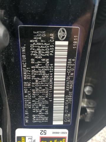 2021 TOYOTA CAMRY SE - 4T1T11AK6MU441254