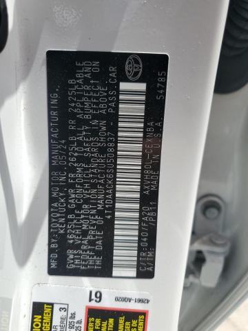 2025 TOYOTA CAMRY XSE 4T1DAACK6SU508837