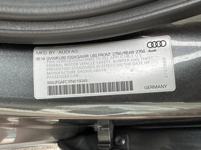 2015 AUDI A6 PREMIUM - WAUFGAFC1FN016049