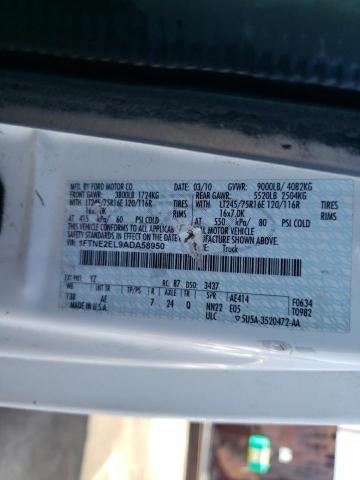 2010 FORD ECONOLINE - 1FTNE2EL9ADA58950