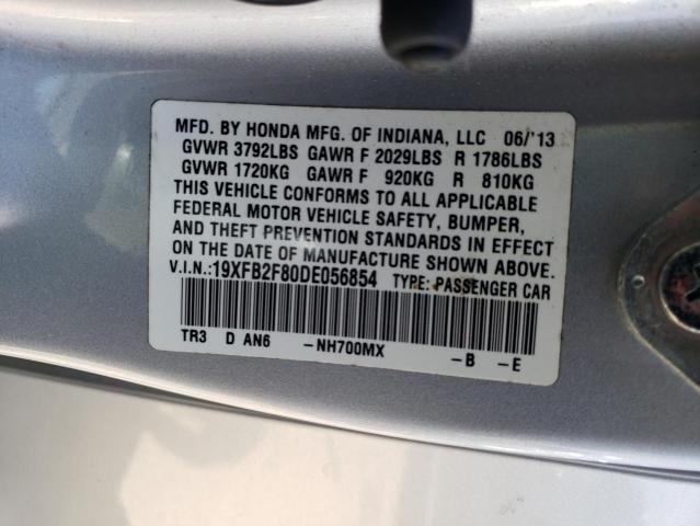 2013 HONDA CIVIC EX - 19XFB2F80DE056854