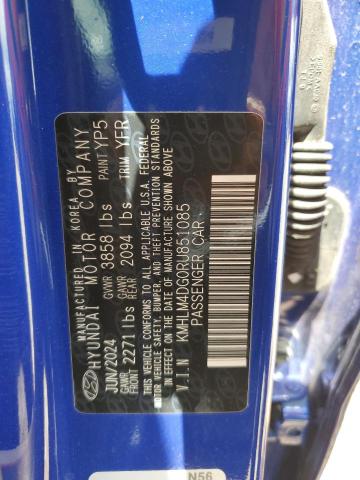 2024 HYUNDAI ELANTRA SEL KMHLM4DG0RU851085
