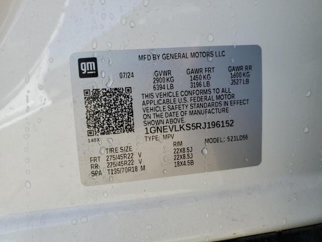2024 CHEVROLET TRAVERSE R 1GNEVLKS5RJ196152
