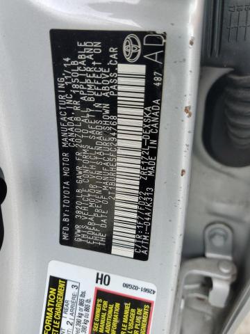 2015 TOYOTA COROLLA L - 2T1BURHE5FC294768