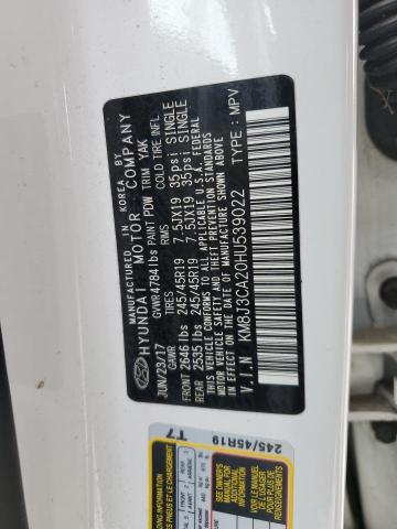 2017 HYUNDAI TUCSON LIM - KM8J3CA20HU539022