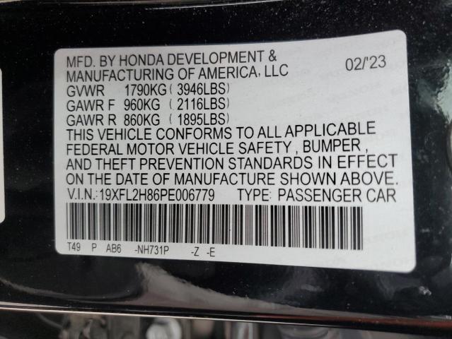 2023 HONDA CIVIC 19XFL2H86PE006779