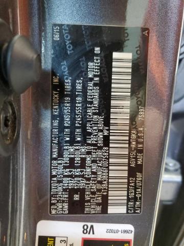2015 TOYOTA VENZA LE 4T3BA3BB6FU075828