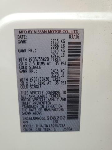 2016 INFINITI QX60 - 5N1AL0MN0GC508202