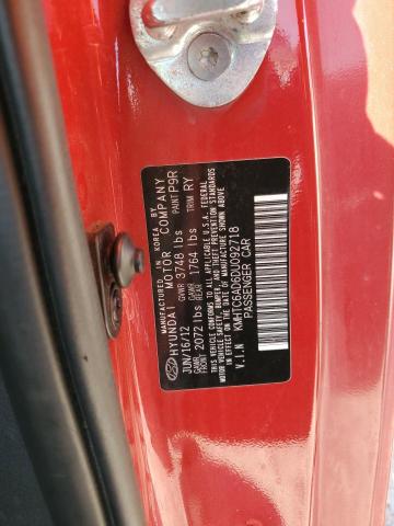 2013 HYUNDAI VELOSTER - KMHTC6AD6DU092718