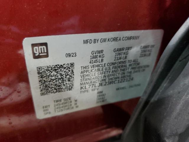 2024 CHEVROLET TRAX 2RS KL77LJE23RC122124