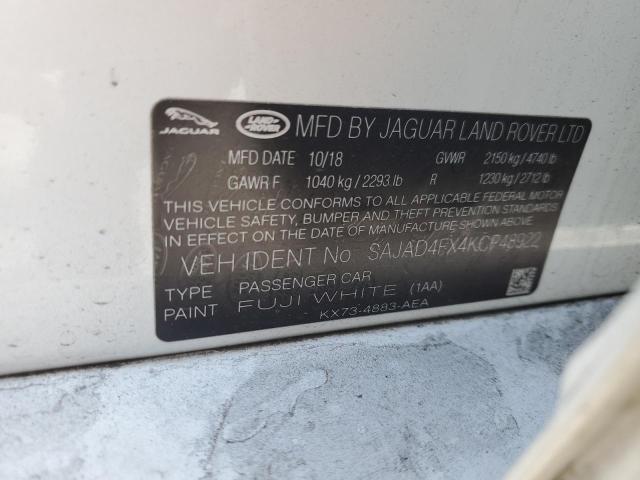 2019 JAGUAR XE PREMIUM SAJAD4FX4KCP48922